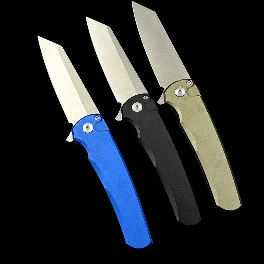 Pro Tech 5201  Malibu Manual Flipper Aluminum alloy folding knife outdoor camping hunting pocket EDC tool knife