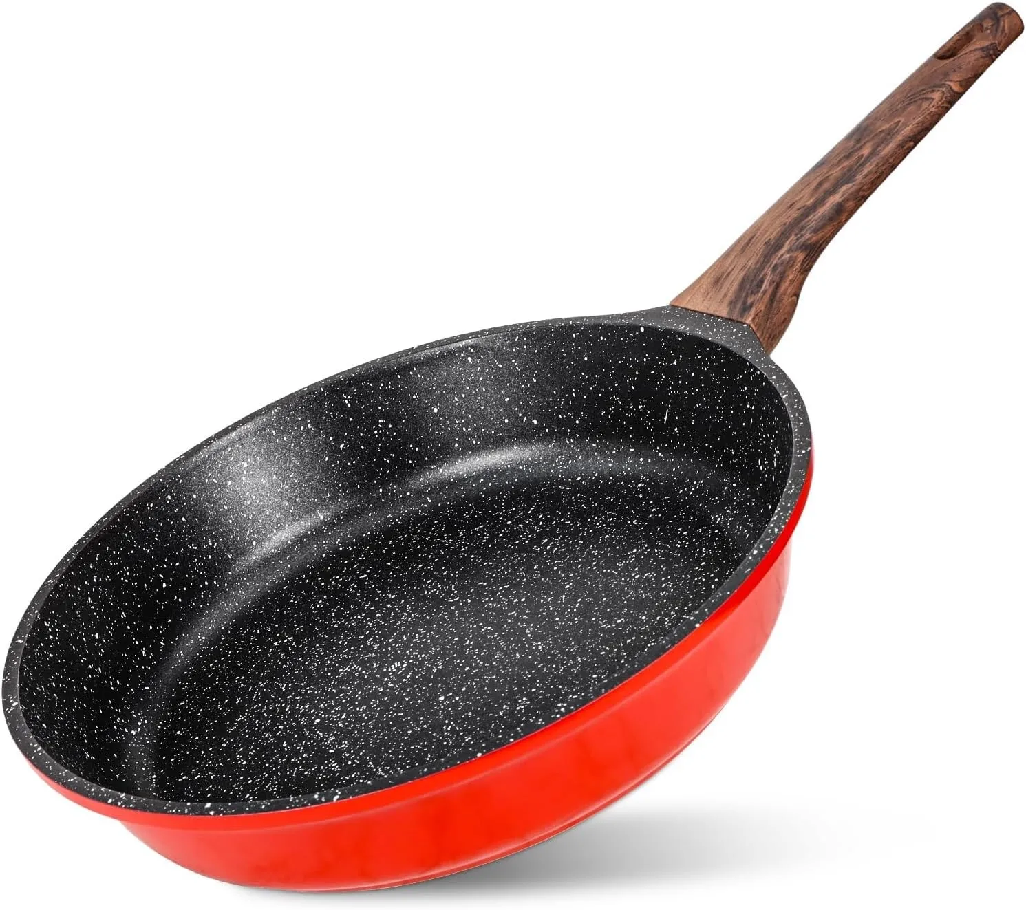 

Non Stick Frying Pan 11 Inch Granite Coating Egg Omelette Cookware for Healthy Cooking Scratch Resistant Kitchen Pan Nonstick