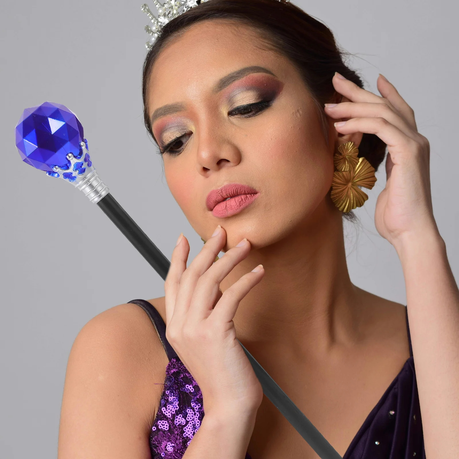 1 szt. Lekki rekwizyt - sztabka dla dzieci na cosplay, imprezę, Halloween, przedstawienie szkolne, pokaz talentów, rekwizyt dekoracyjny.