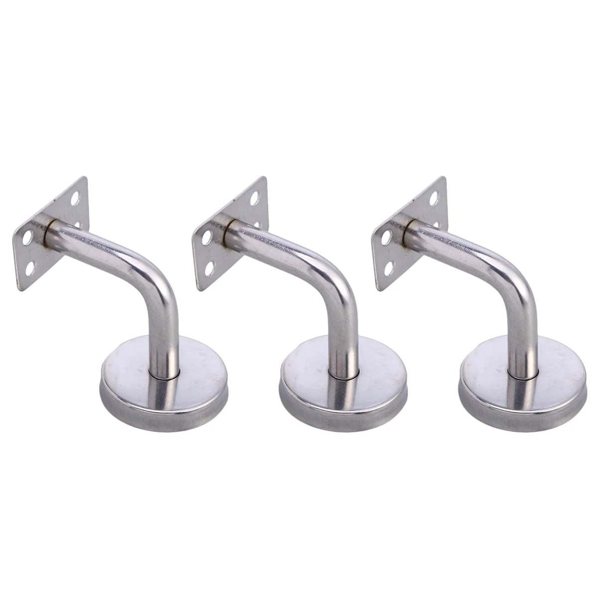 5 PCS Armrest Bracket Office Building Handrail Bannister Support Wooden Hotel Stair Sleek Wall Mounted