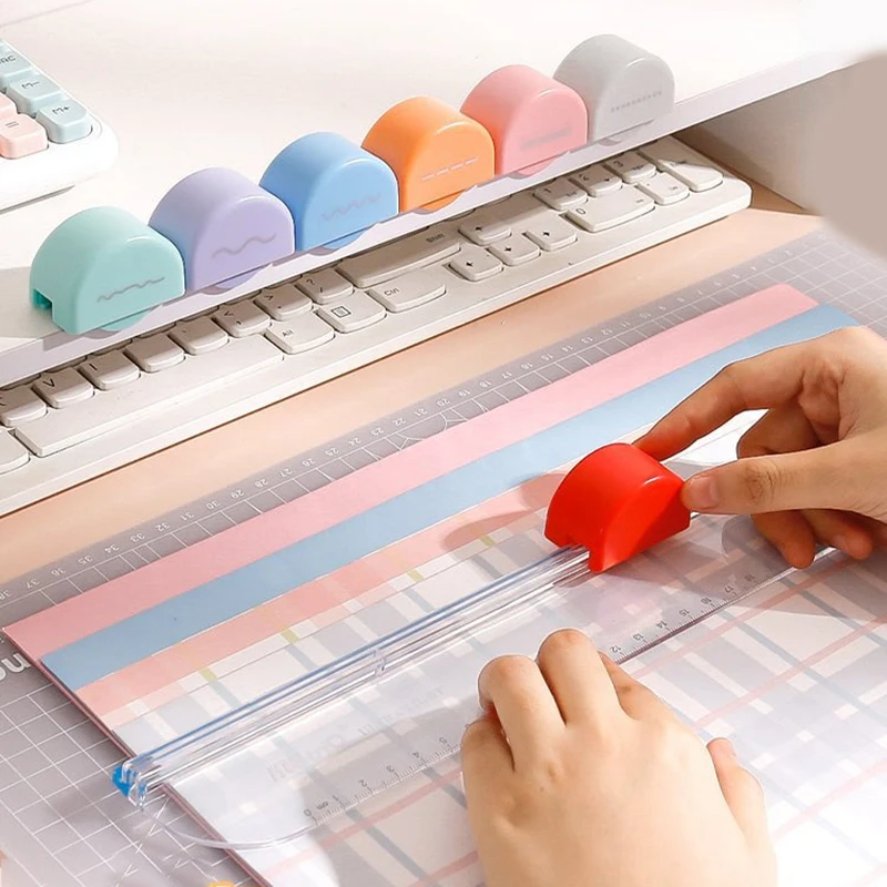 Portable Paper A4 A5 A6 Round Cutting Knife DIY Cutting Paper Knife Scrapbook Photo Trimmer Stationery Cards Cutters Tool