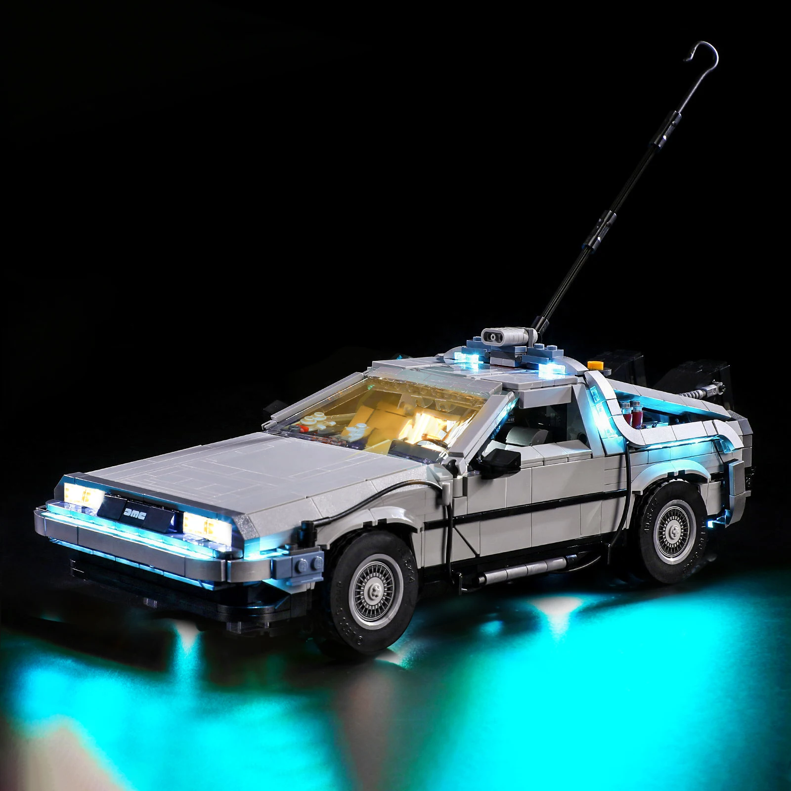 LED Light Set For Creator 10300 Back to the Future Time Machine Racing Car Building Blocks Toy Only Lighting Kit Not Model