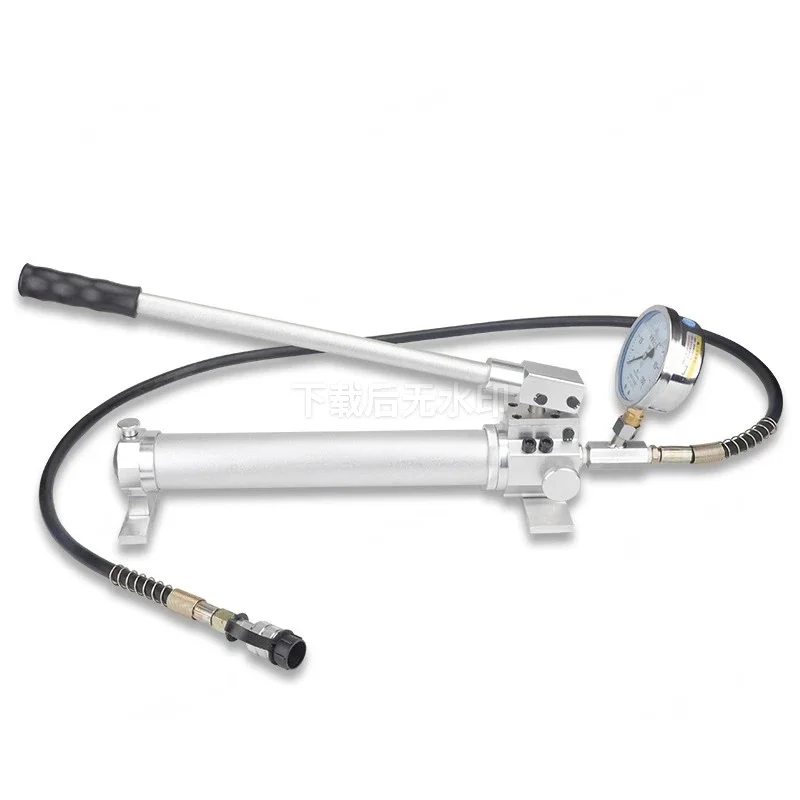 Hand Operated High Pressure Hydraulic Station Compact Aluminum Alloy Portable Pressure Pump