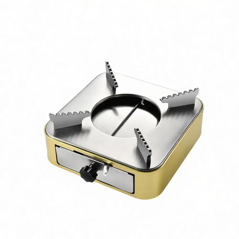 Elegant Stainless Steel Furnace Dry Pot Base Multi Purpose Cooking Burner For Restaurant Hotel Business Gift Set