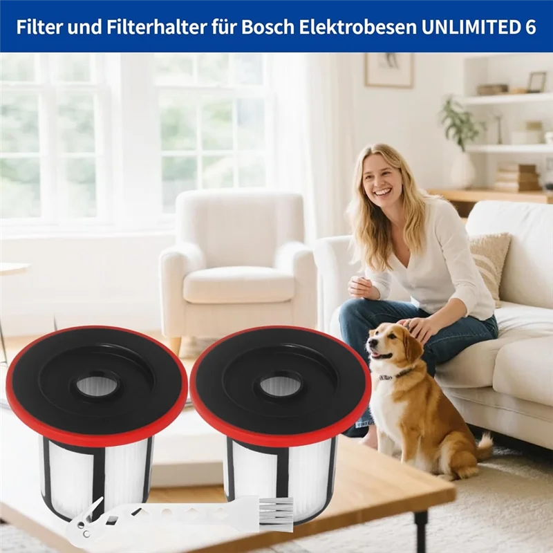 AD24 無制限のアクセサリ 6 個用 - 掃除機用交換部品 2 フィルター