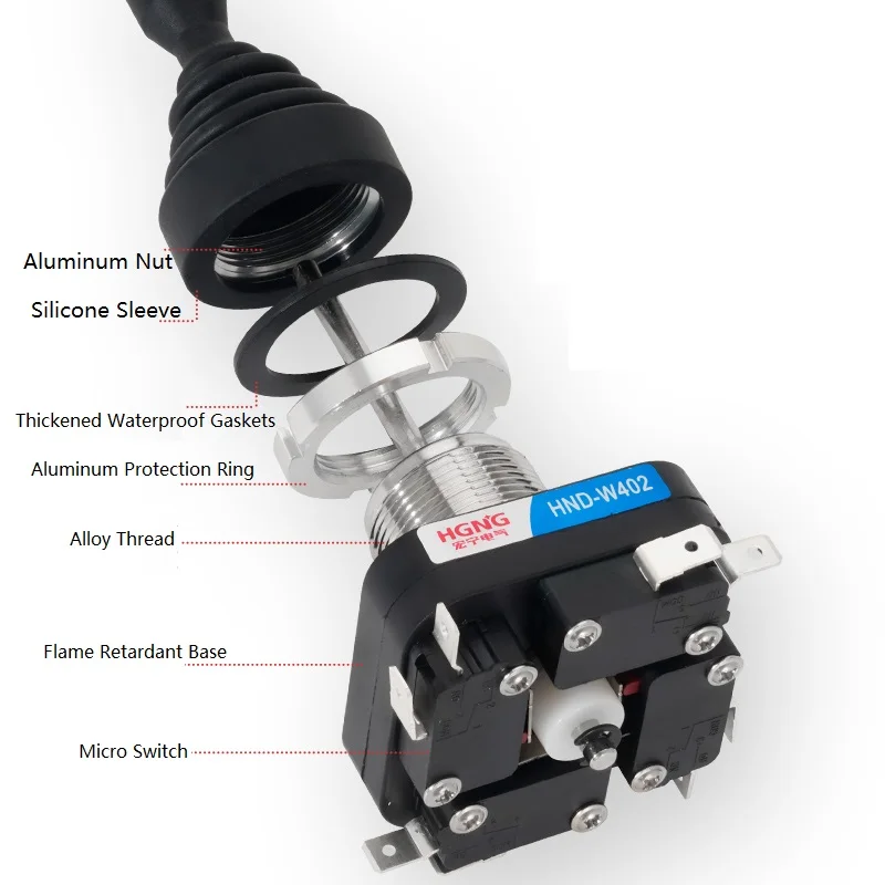 30mm Open Hole Cross Rocker Switch 2Way 4Way Position Self Latching Reset Momentary Master Monolever Toggle Switches 2NO 4NO HND