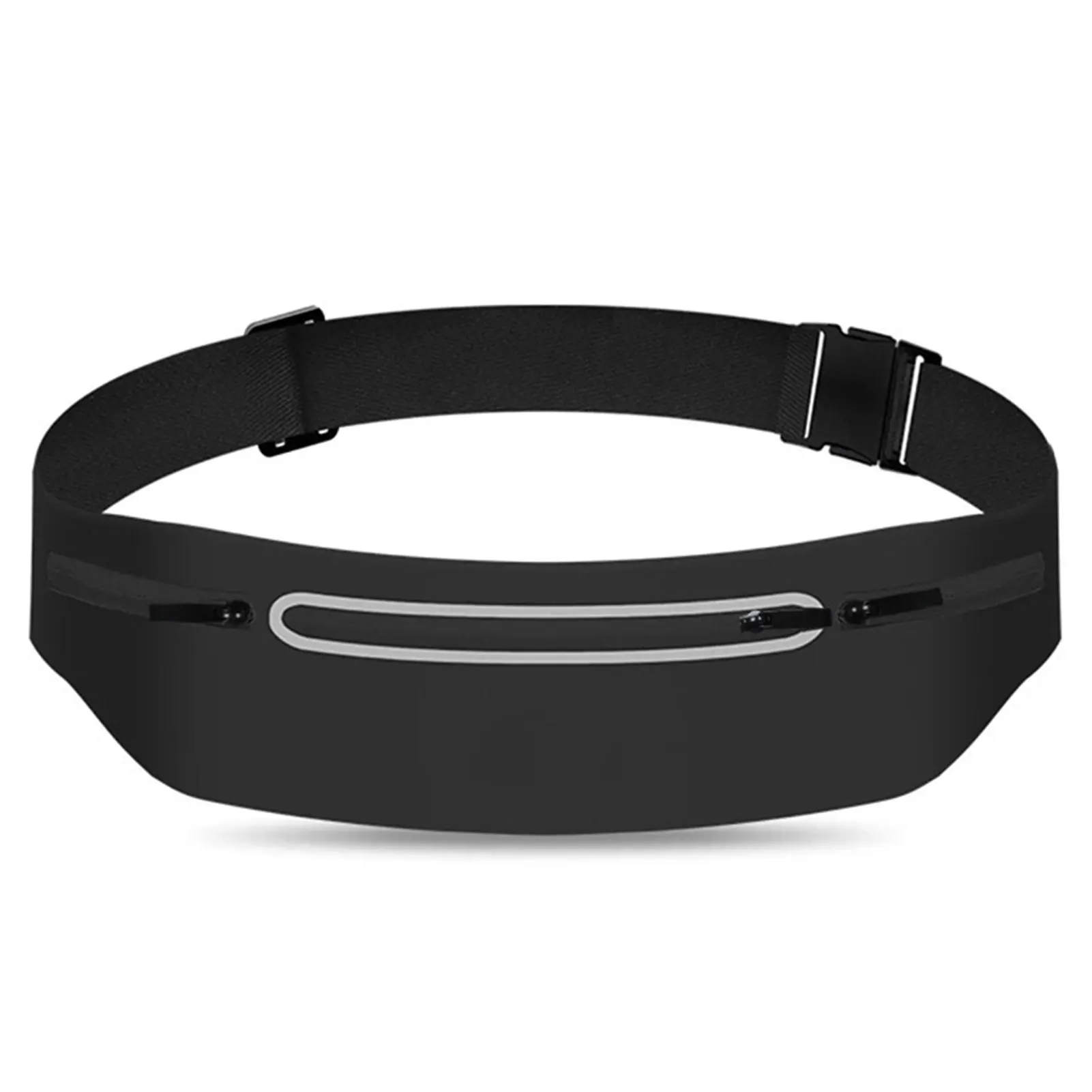 Waist Pack Slim Running Belt for Phone Ultra Thin Multi-pocket Gym Running Waist Bag Reflective Waterproof Running Phone Holder