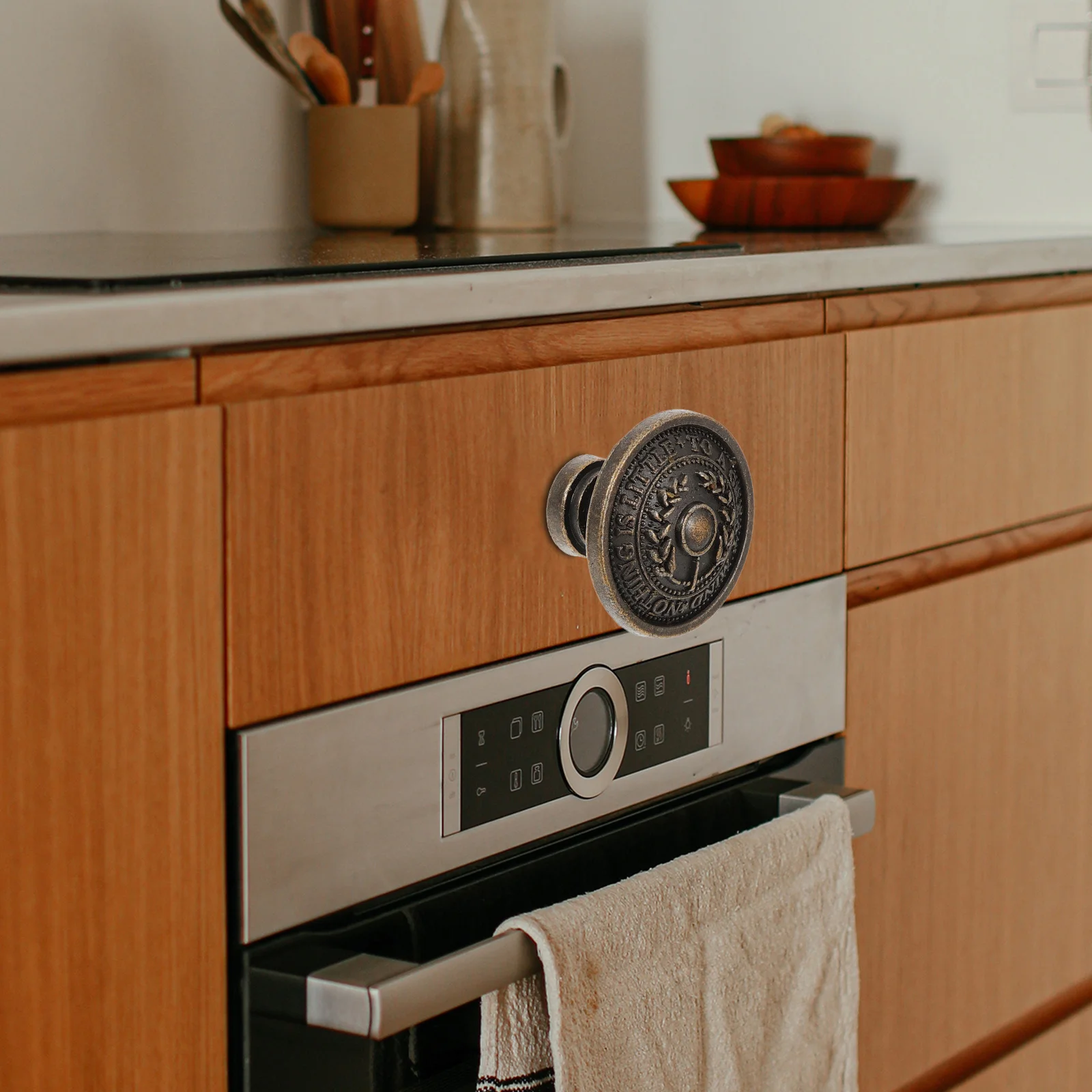 

4Pcs Vintage Drawer Knobs Metal Cabinet Handles for Dresser Wardrobe Cupboard Decorative Pulls Small Furniture Door Knobs