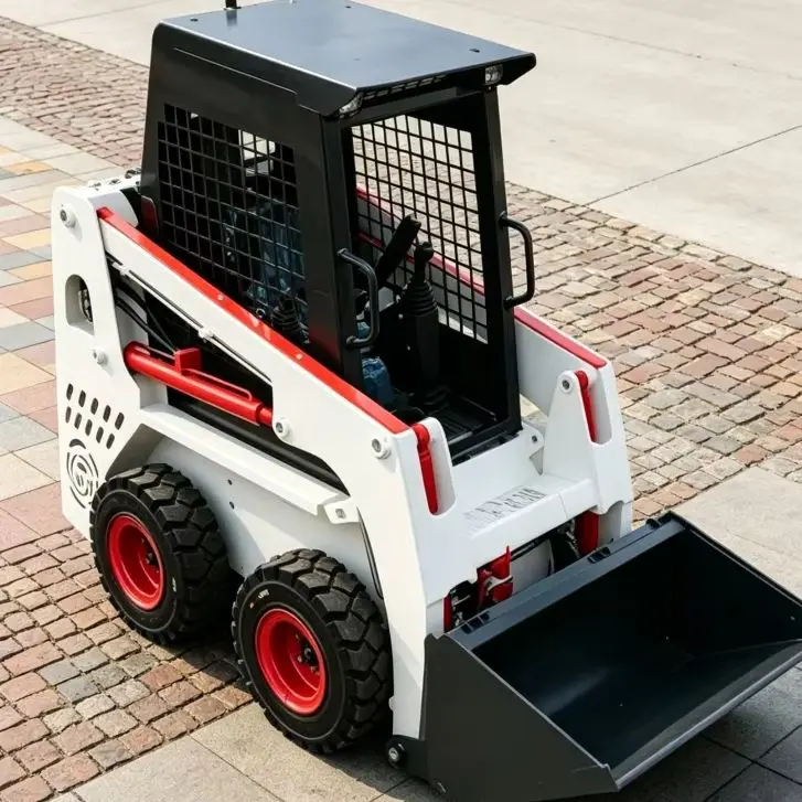 

Customized Skid Steer Transport Vehicle, Hot-selling Handling Loader, Mini Skid Steer Loader, Earth Shoveling Equipment