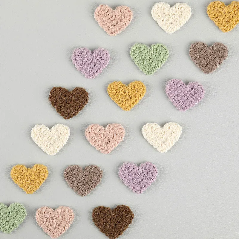 30 Stück bestickte Herz-Aufnäher für DIY-Kleidung, Haarspangen, Taschen und Schuhaccessoires – Detail 3