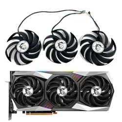 NEW PLD09210S12HH MSI RX 6800、6800XT Gaming X Trio gpu fan,For MSI RX 6800、6800XT、6900XT Gaming X Trio Video card cooling fan