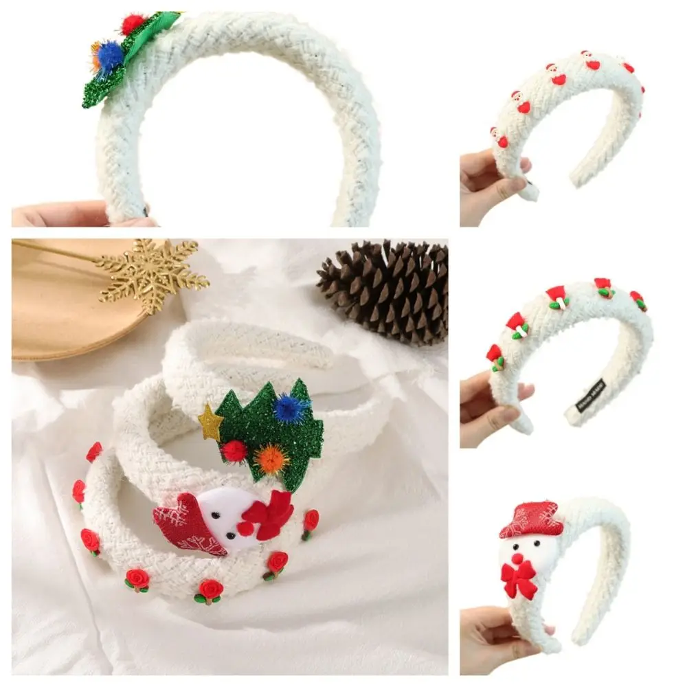 

Hair Accessories Christmas Headband Merry Chritmas Hairband Santa Claus Hair Hoop Headpiece Xmas Antler Hair Hoop Party