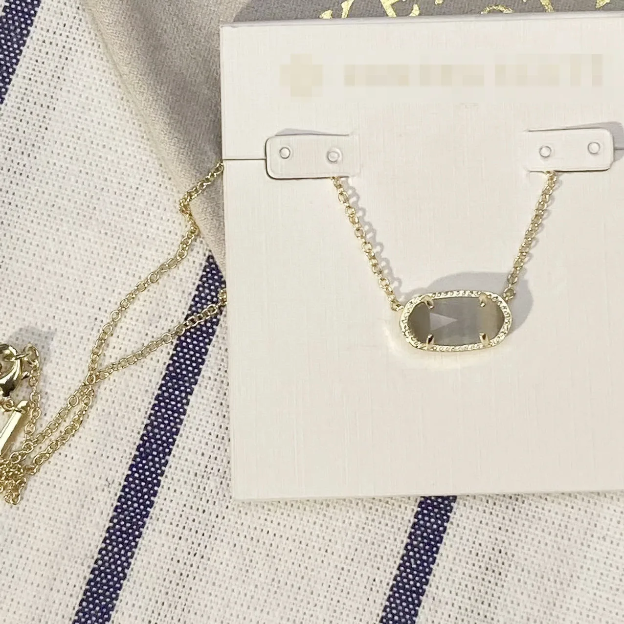 YEEVAA Geometric Slate Grey Cats Eye Pendant Necklace for Women, Fashion Jewelry, Unique Gifts