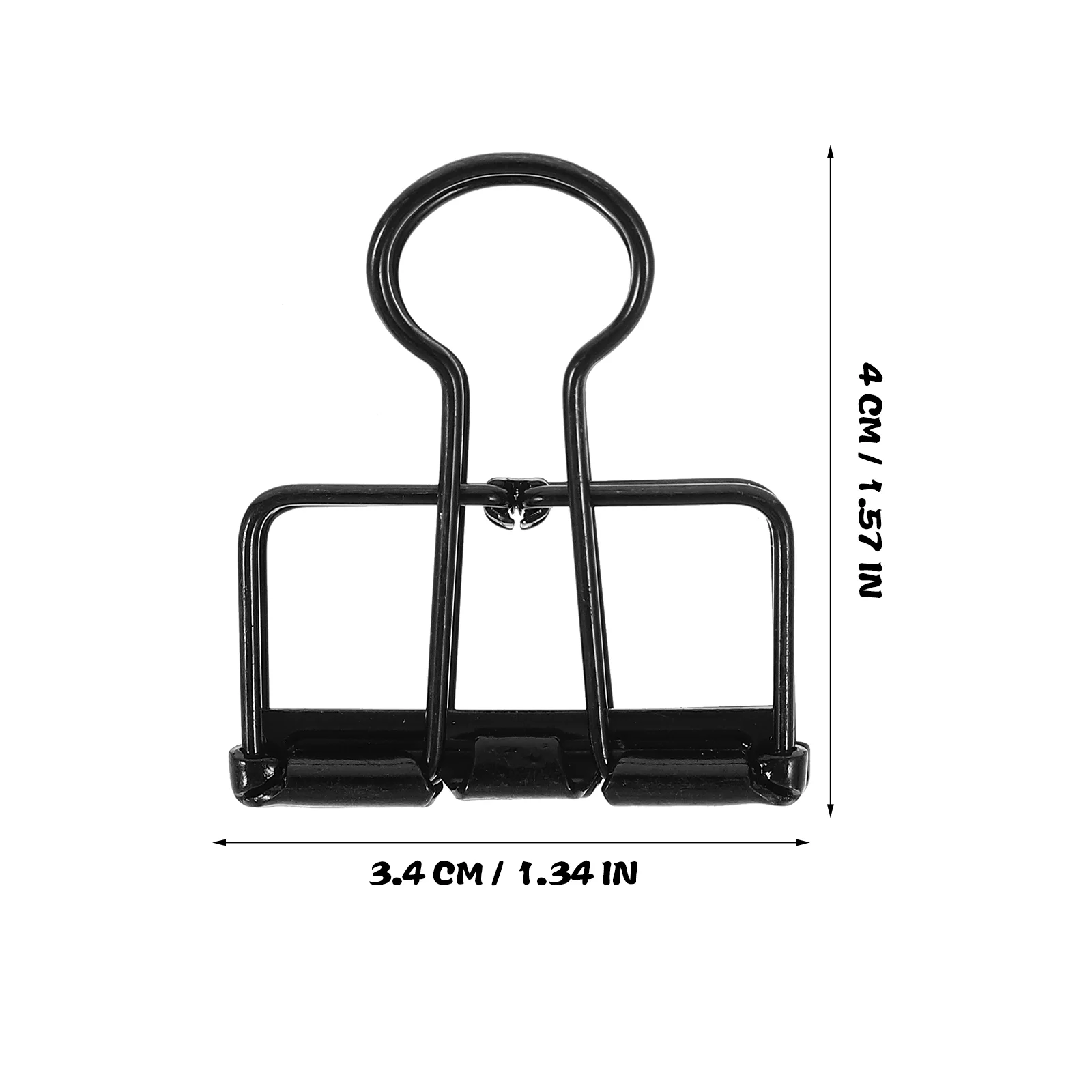 Imagem -05 - Metal Document Book Binder Clip Clipes Vintage Material de Escritório Liga Fornecimento Papel 10 Pcs