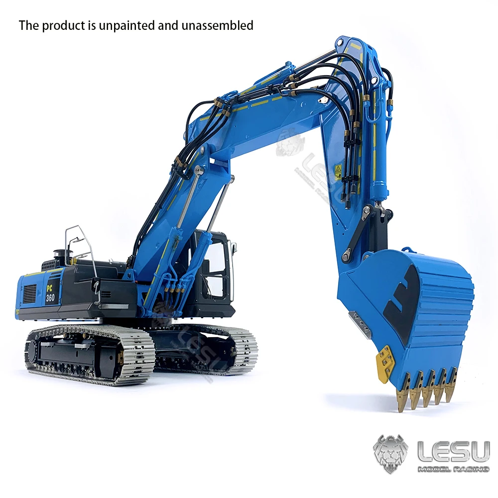 New Arrival LESU 1/14 RC Hydraulic Excavator for 3 Arms Kit Pc360 Electric Digger Unpainted Unassembled Toys for Boy