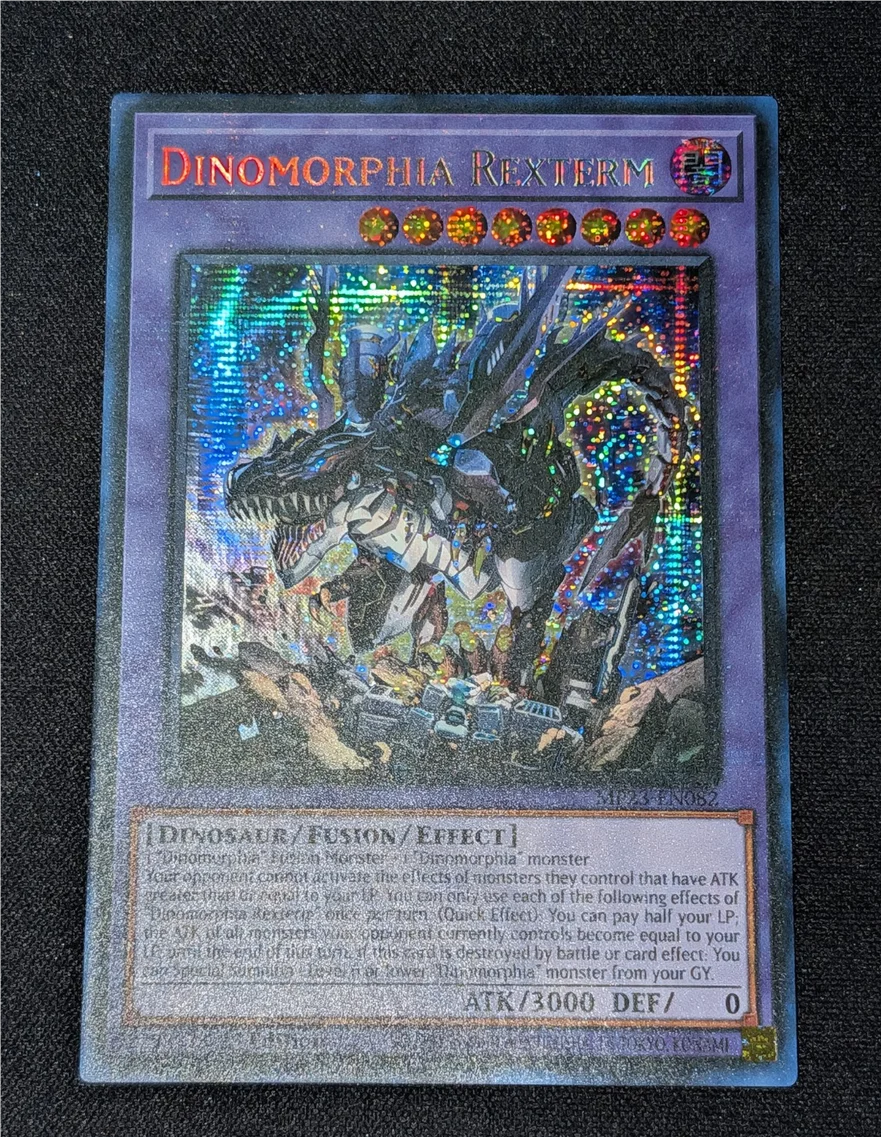 Yugioh KONAMI Duel Monsters TCG MP23-EN082 Dinomorphia Rexterm Secret Редкая английская 1-я коллекция мятная карта