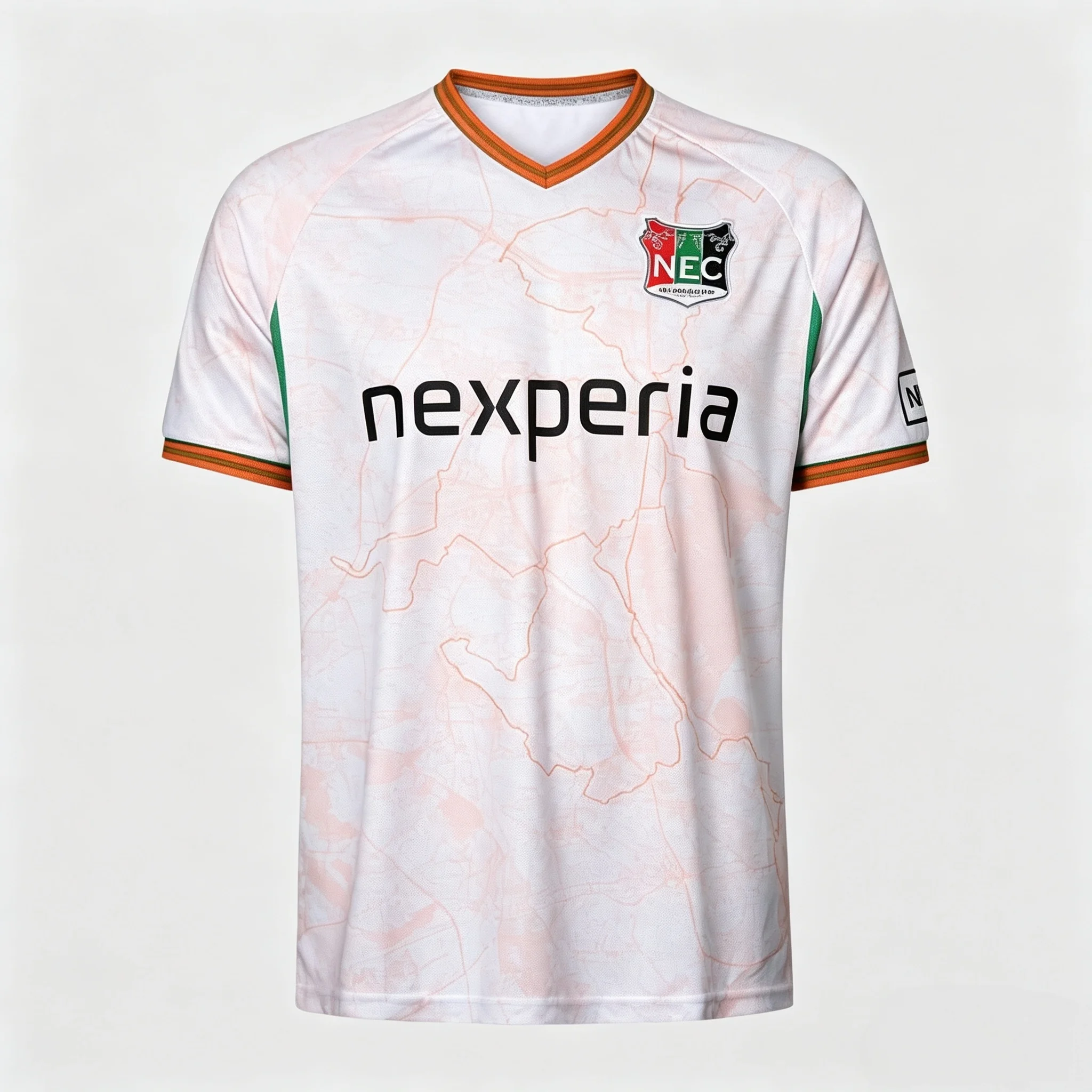 NEC Nijmegen 26-27 Neue Saison 3D-Druck Heim- und Auswärtstrikots Schnell Trocknend Atmungsaktiv Kurzarm Sport-T-Shirt – Detail 6