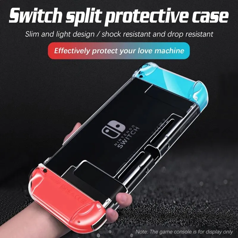 Suitable for Nintendo Switch Transparent Protective Case Light Hard PC Case Crystal Protective Case Soft Case