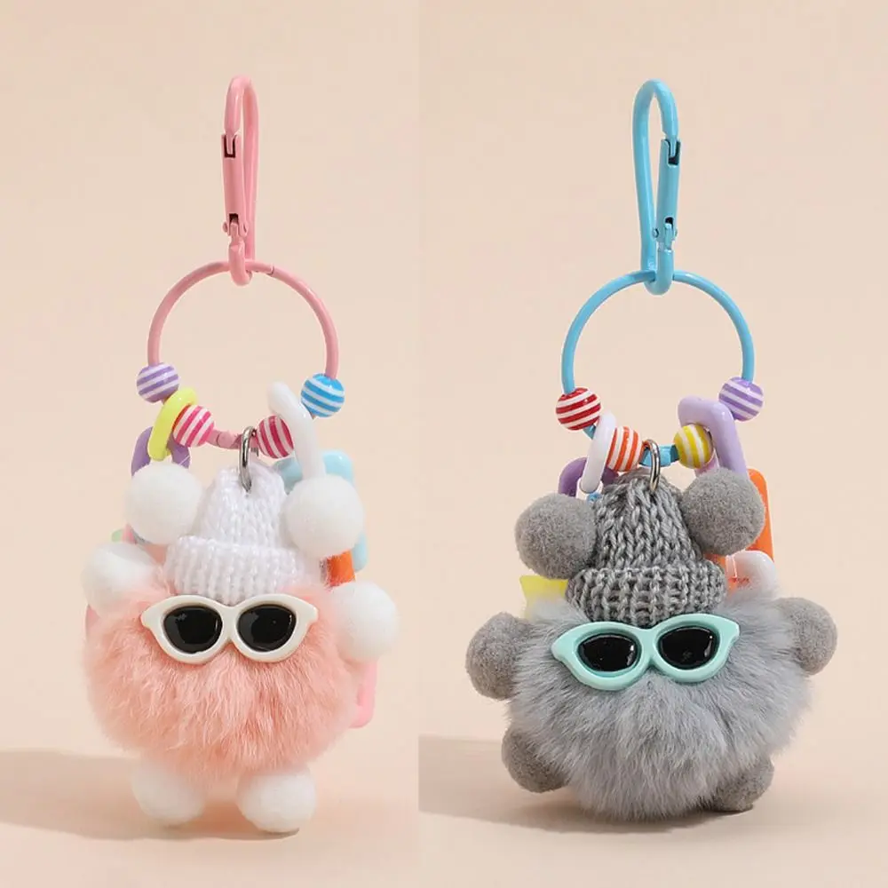 Lovers Elf Rex Rabbit Hair Pendant Gifts Fashion Kawaii Couples Keychain Diy Plush Bag Decoration