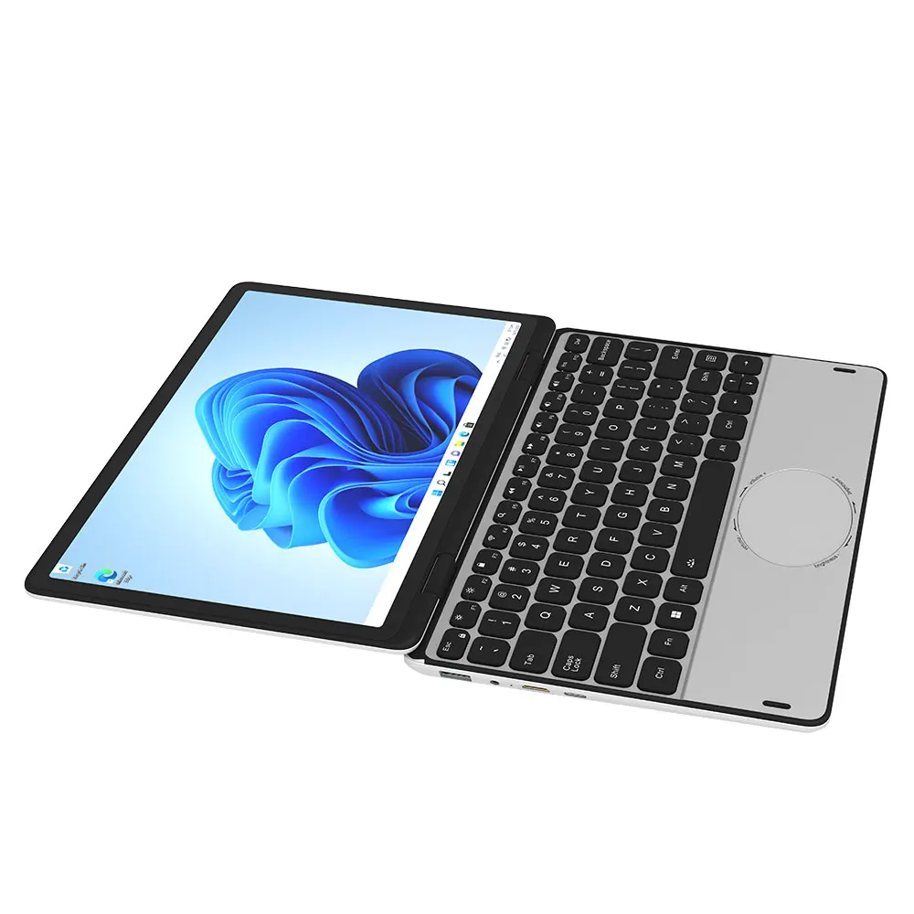 CRELANDER Mini Yoga Ordinateur Portable 10,95" Écran Tactile DDR4 16 Go M2 SSD Clavier Rétroéclairé 360° Flipable Windows 11 Ordinateurs Portables PC Tablette