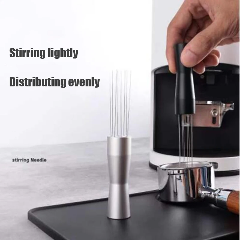 

Stainless Steel Coffee Stirring Powder Needle Distributor Coffee Tamper Filter Porfilter Maker Tools Barista Accessories