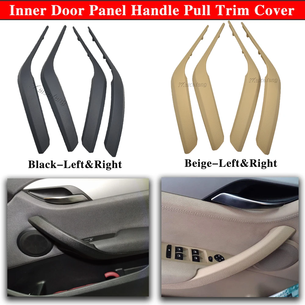 Interior Door Inner Panel Handle Pull Trim Cover Car Accessories For BMW X1 E84 X1 23d/25i/16d/16i/18d/20i 2008-2016 51412991775