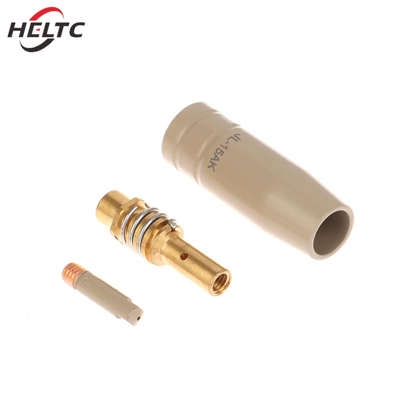 3Pcs MIG Torch Gas Nozzle Tip Holder Of 15AK MIG MAG 0.8/1.0/1.2mm Welding Torch New Coating Protection Nozzle