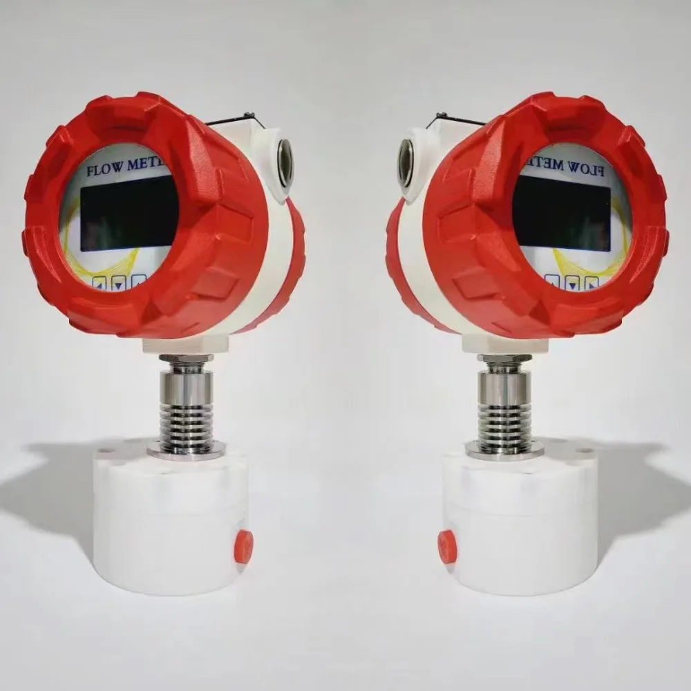 Precision micro liquid flow measurement using circular gear flowmeter for ink, syrup, resin, oil, and frozen liquid with high vi