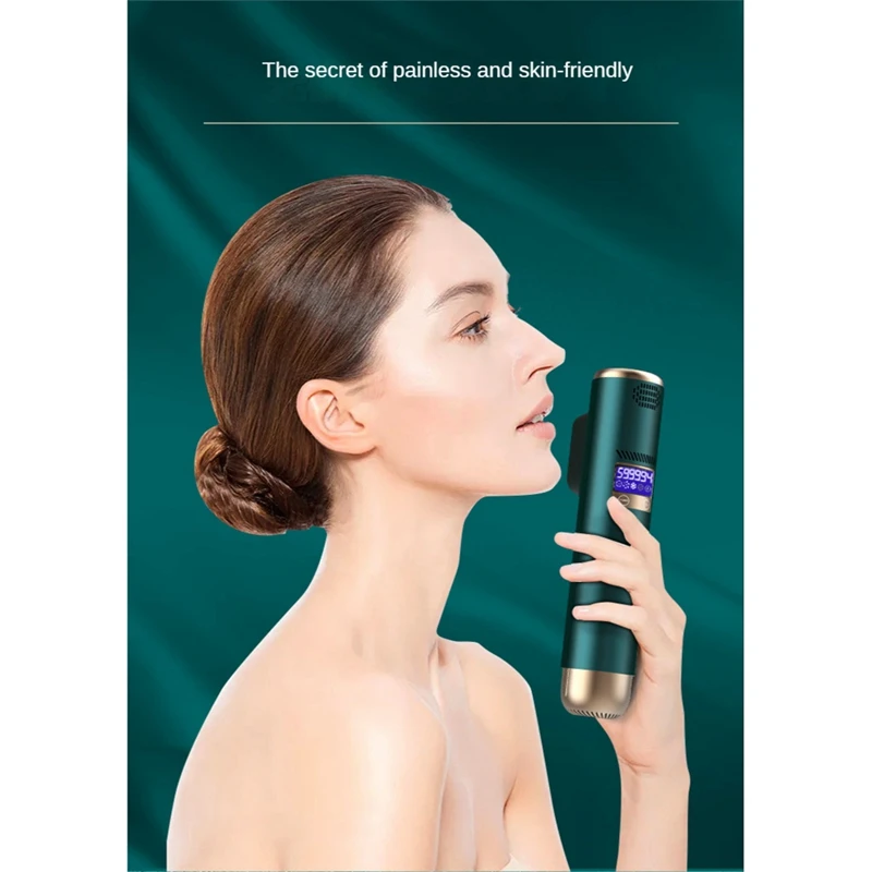 동결 점 제모 장치, 가정용 레이저 제모 장치, 체모 제거, 흰색 미국 플러그, 2in 1