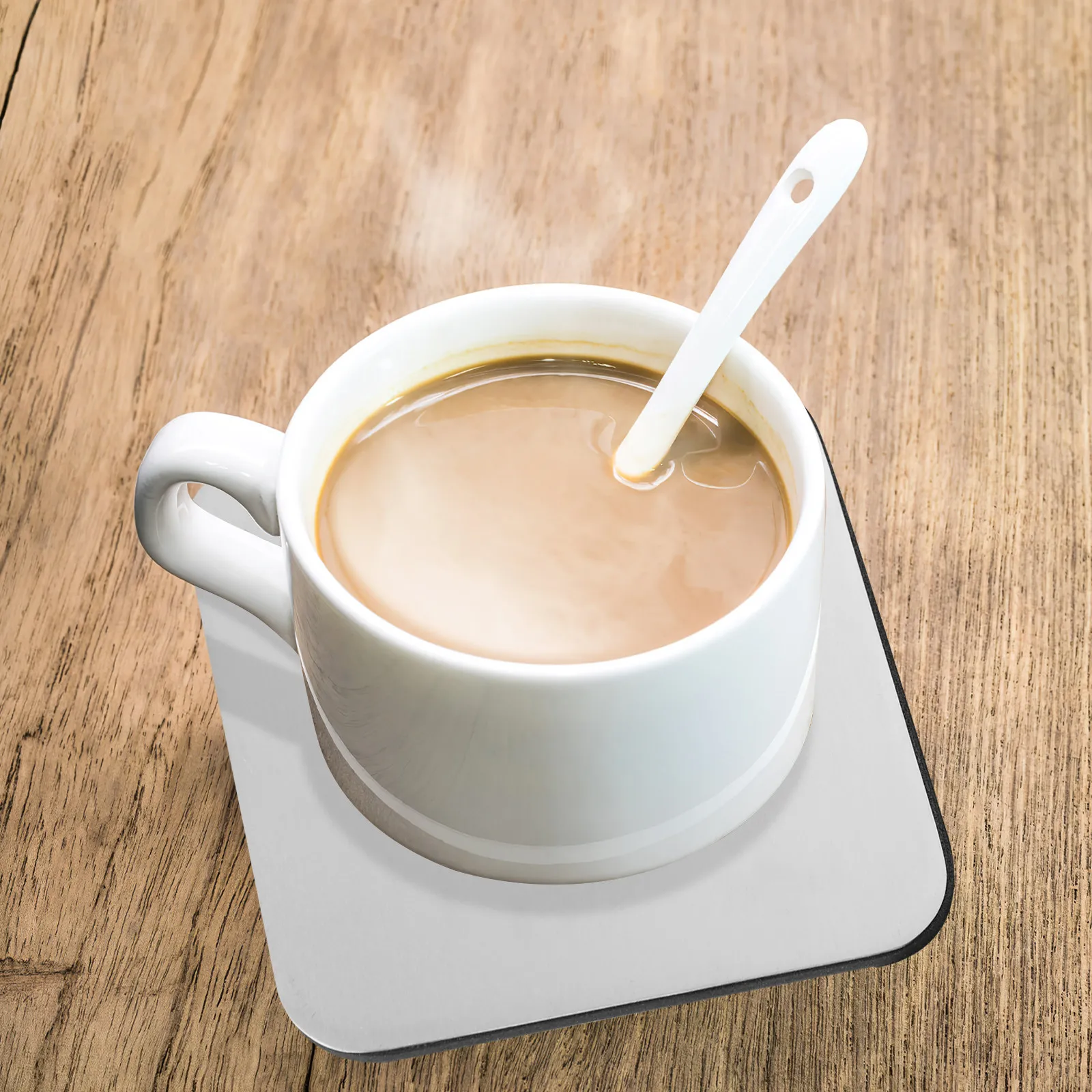 Stainless Steel Round Coasters 5pcs – Reusable Non-Slip Heat-Resistant Cup Pads for Kitchen, Dining Room & Table Decor