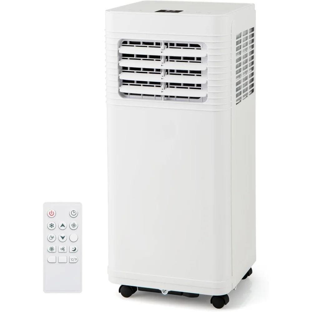 HAOYUNMA-Aire acondicionado portátil, 8000 BTU, con ventilador y deshumidificador, temporizador de 24H y Control remoto, ventana