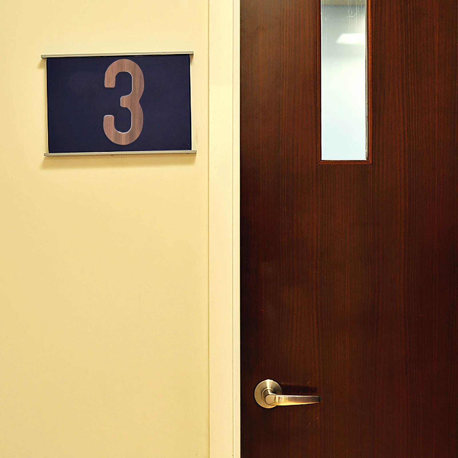 

Wooden Number Oversized 3D Solid Design Modern Address Numbers For Outside Mailbox Door Decor Fence Yard Sign