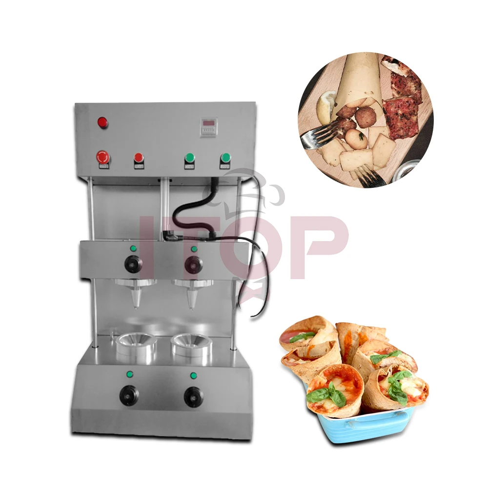 Latest Set Beautiful Taste Pizza Cone Machine Hand Hold Pizza Cone Forming Machine Popular Hand Hold Mini Pizza Cone Machine