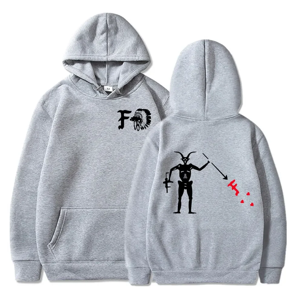 

Forward Observations Group Hoodie Death Skeleton Satan Men Graphic Hooded Sweatshirts Gothic Clothes Hoodies Harajuku Streetwear