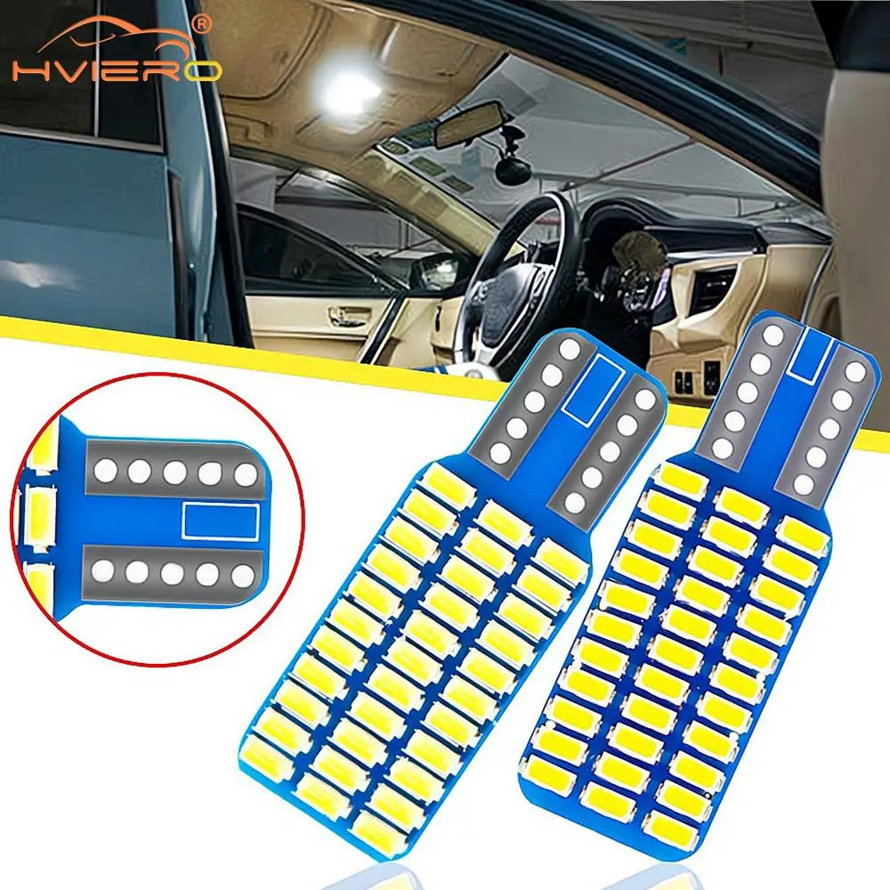 Car Auto Canbus Dome Reading Light W5w T10 3014 168 194 Turn Signal License Plate Trunk Bulb White Interior Lamps 12V Waterproof