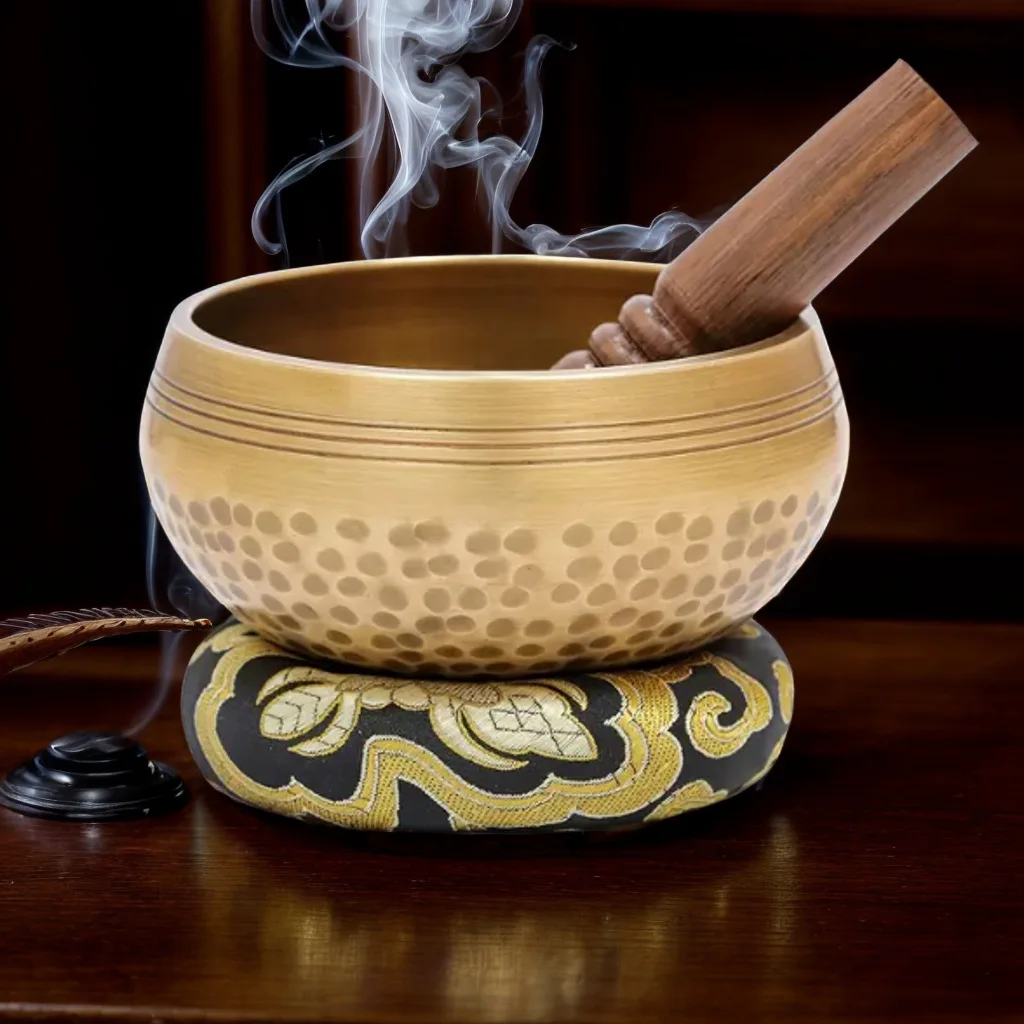1 Pc Tibetan Singing Bowl 13/15/17/20CM Options Large Handmade Brass Metal Sound Bowl Yoga Chanting Meditation Buddhism Healing