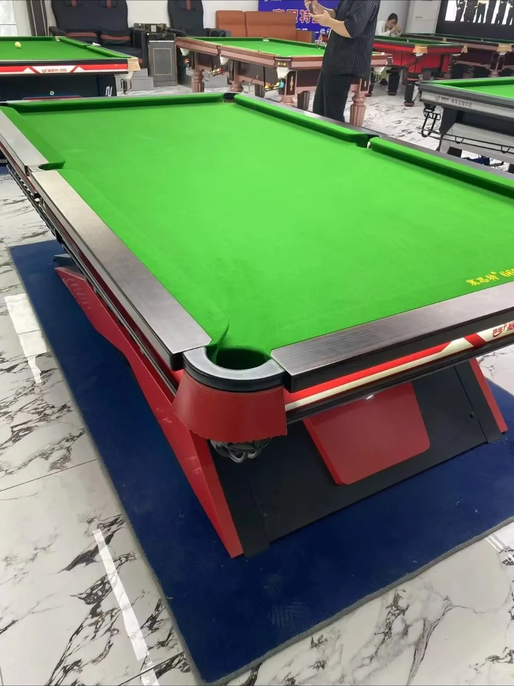 ملحقات طاولة البلياردو الأساسية للسنوكر لغرفة البلياردو المنزلية تتضمن وسائد كروية ومعدات رياضية مثالية لتناول الطعام #4