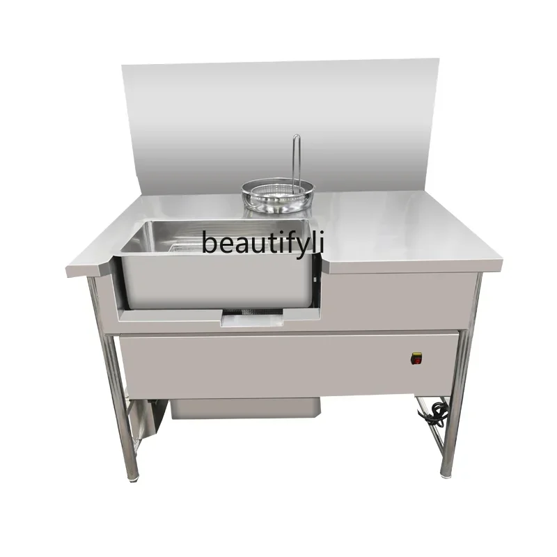 YH A56 ماكينة خبز طاولة الخبز التجارية طاولة خبز من الفولاذ المقاوم للصدأ لمطاعم البرجر والدجاج المقلي #3