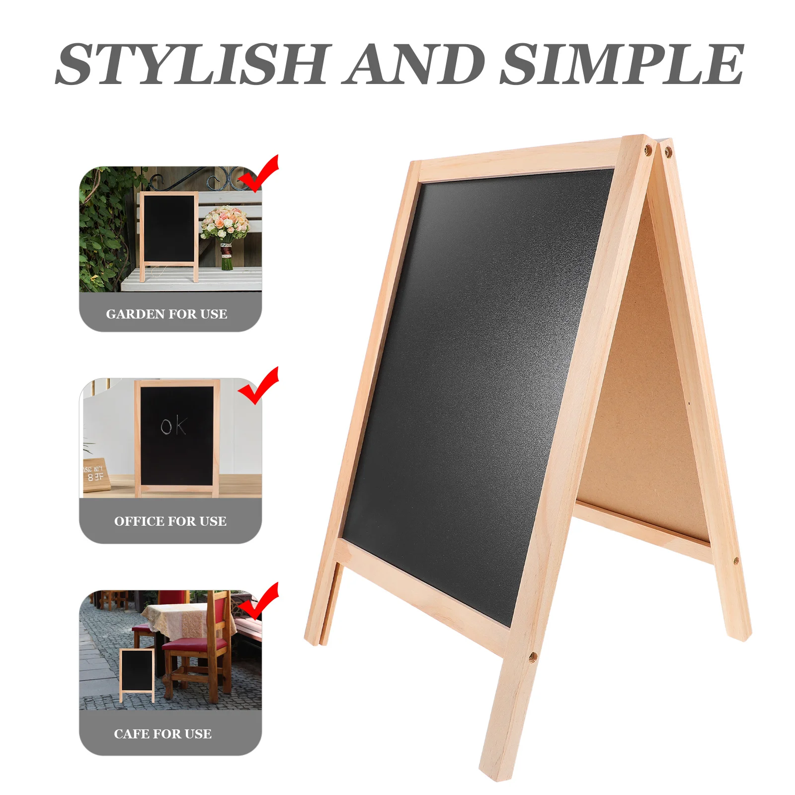 لوحة رسائل خشبية على الوجهين السبورة علامات معلقة لأرقام طاولة الزفاف الحرف حديقة ديكور صغير