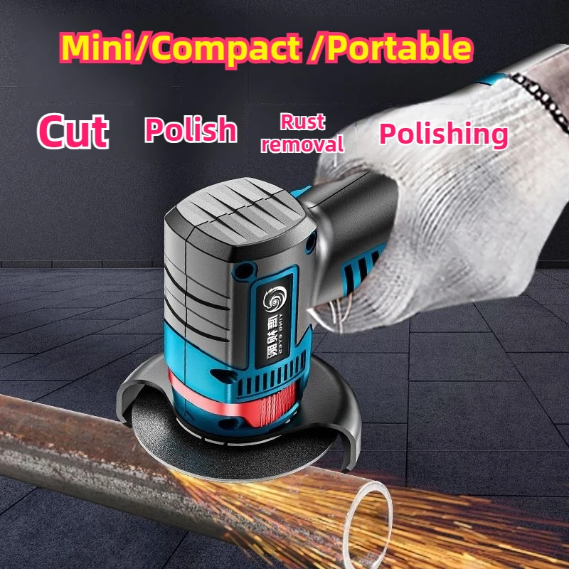 

Mini Angle Grinder Mini Household Rechargeable Cutting Machine Polishing Machine Electric Hand Grinder Polishing Machine