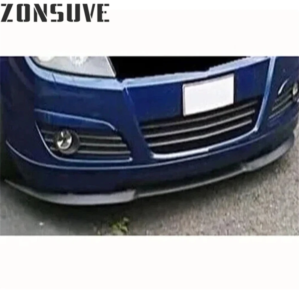 Pour Opel Astra H pare-chocs avant lèvre séparateur Spoiler corps Kit accessoires 3 pièces universel