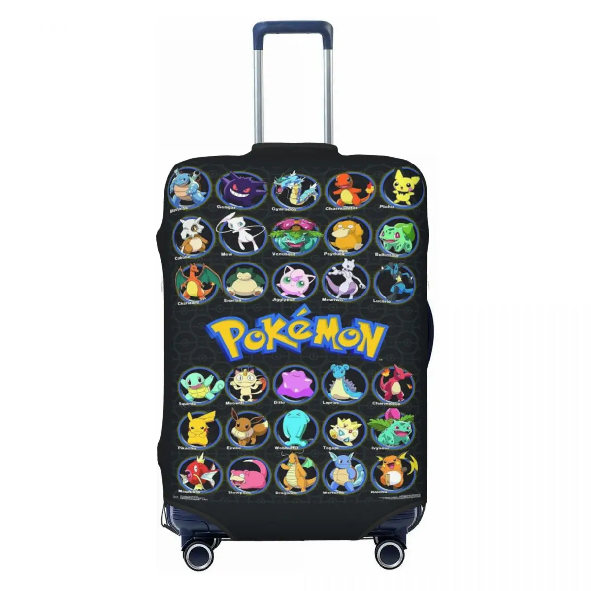 

Custom Bikachus Cartoon Luggage Cover Protector Fashion Travel Suitcase Covers for 18-32 Inch