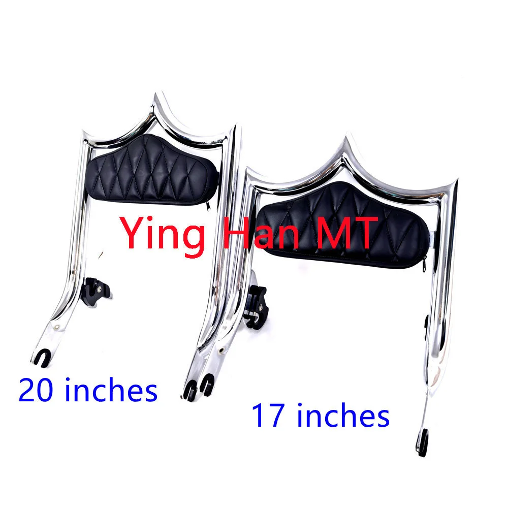 For Harley Touring Street Glide Road Glide Road King 2009-2023 Passenger Sissy Bar Backrest