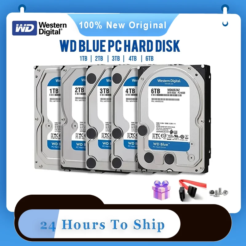 Western Digital WD BLUE 4TB 6TB 3.5