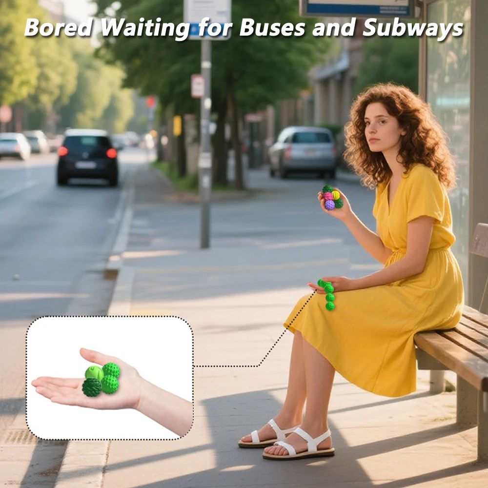 سيليكون كرات الحسية المغناطيسية ألعاب متململة للبالغين القلق كرات التوحد تهدئة القلق الإجهاد الإغاثة المغناطيس كرات الحسية #6