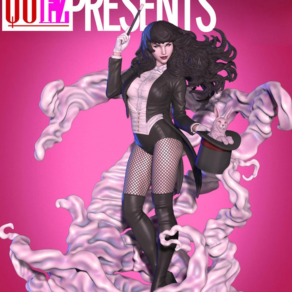 

NSFW Francis Quez Zatanna Resin Model Kit 3d Printing Doll 1/24 Unassembled Resin Figure Statue Kits Unpainted Toy Gk Play Set