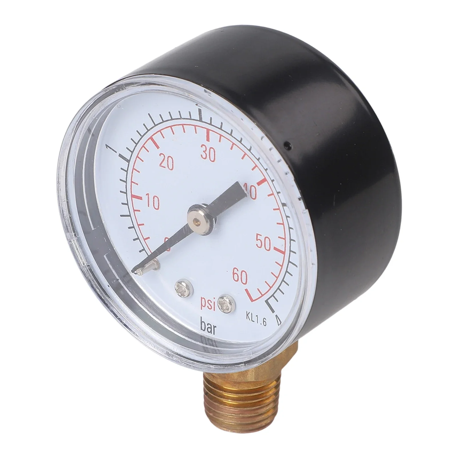 Wysokowydajny manometr z gwintem 1/4 NPT przeznaczony do precyzyjnych pomiarów do 4 barów w różnych zastosowaniach