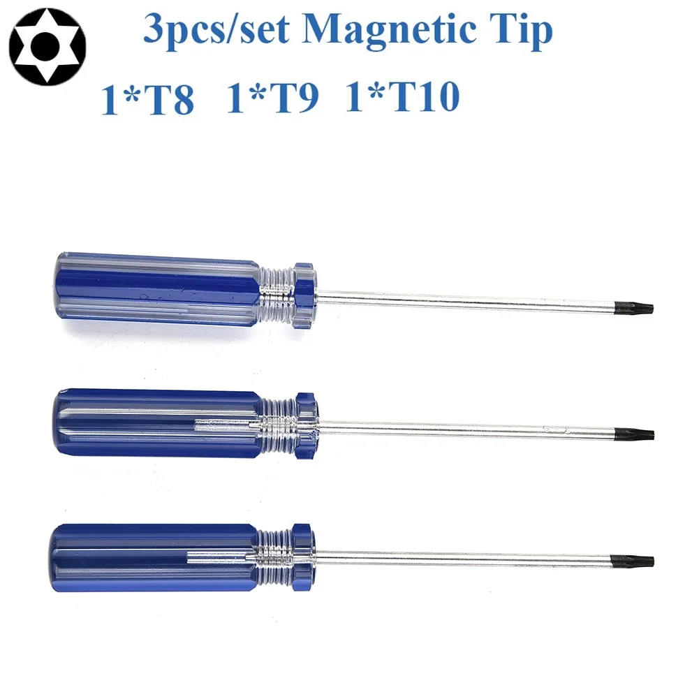 For Xbox-360 Set Screwdriver For Xbox Magnetic 3PCS Accessories Assembly Controller Precision Replacement T10 T8