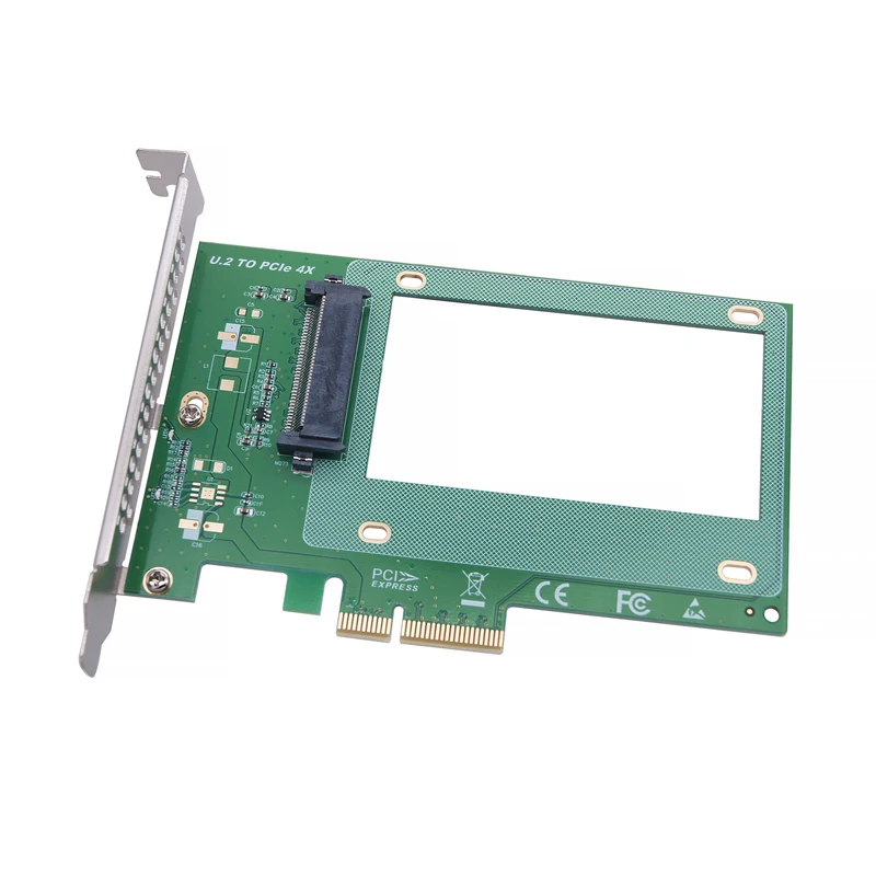 PCIE to U.2 Adapter PCI Express 3.0 X4 to U.2 NVME SFF-8639 2.5" SSD Expansion Card Riser Converter 32 GT/S for Deskotp Computer