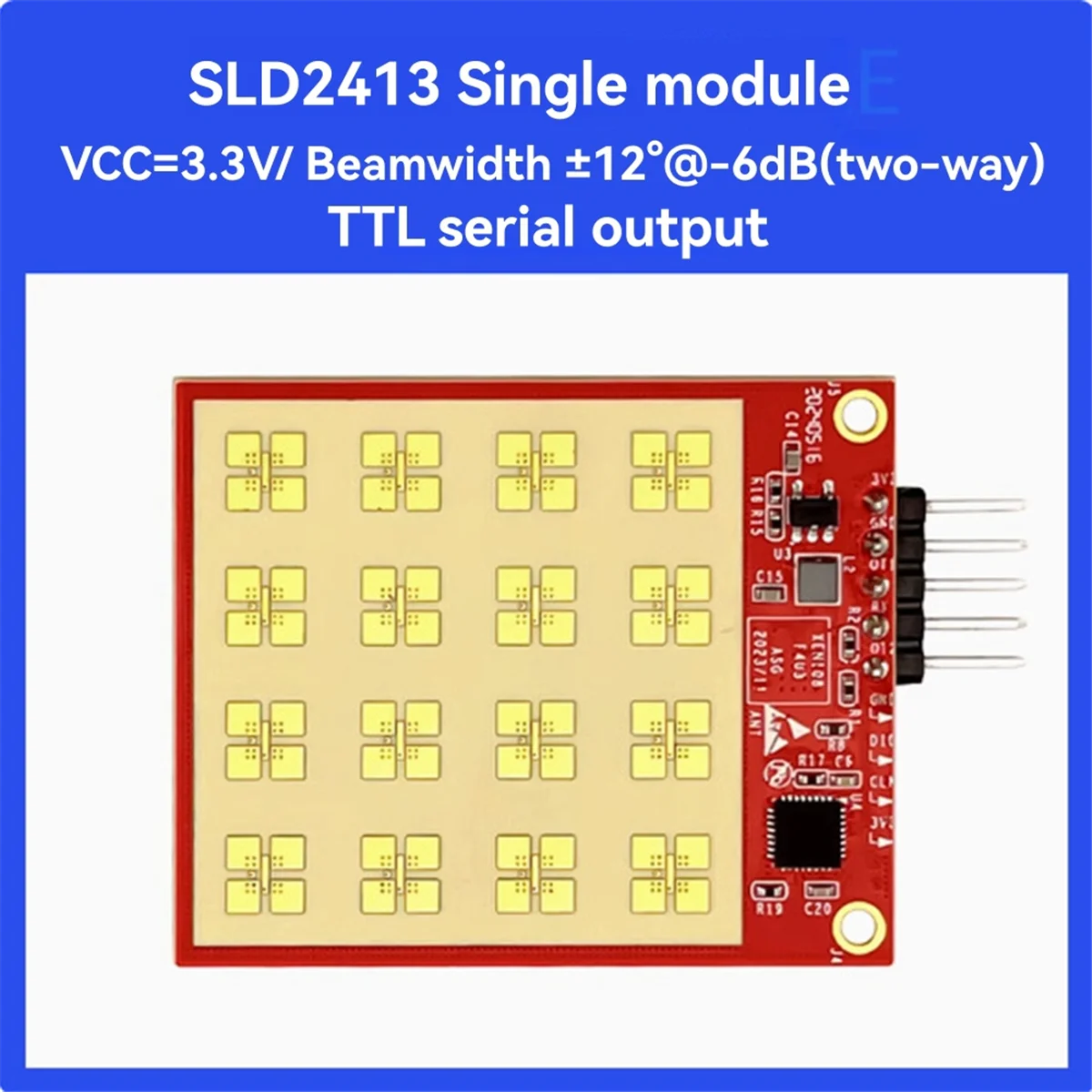 2025 New 24G Liquid Level Detection Radar Sensor Module LD2413 Non-Contact High Precision Ranging Sensor Module Radar Moudle A